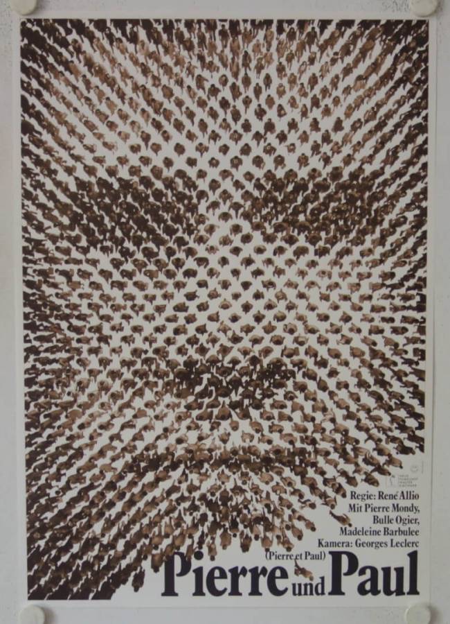 Pierre and Paul original release german movie poster